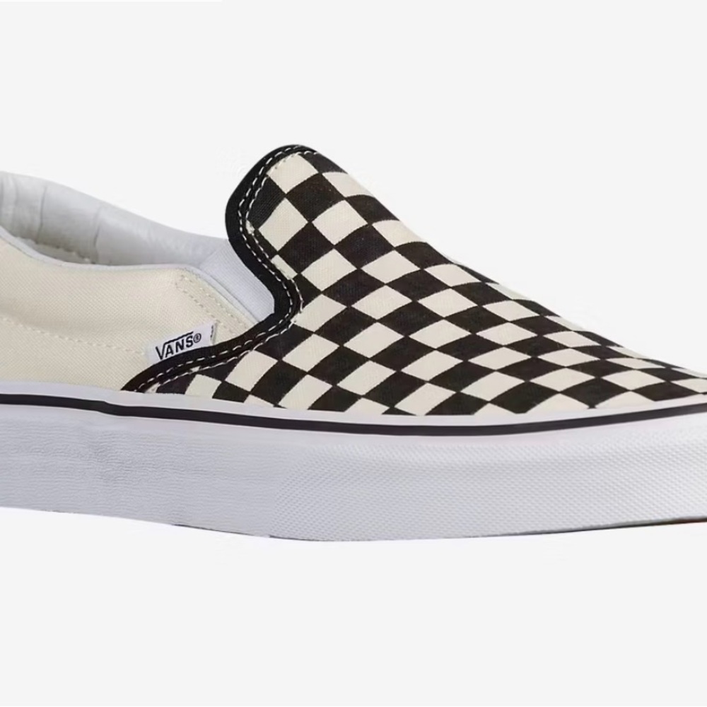 Vans Classic Slip-On Black & White Checkerboard Sneakers